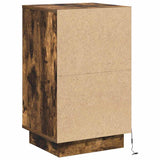 Bedside Cabinet Smoked Oak 39 x 34.5 x 65 cm Engineered wood 869630
