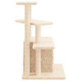 Cat Tree with Sisal Scratching Posts Cream 83.5 cm 172121