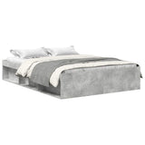Bed Frame without Mattress Concrete Grey 120x190 cm Small Double Small Double 3203897