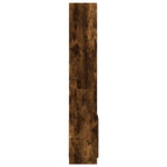 Highboard Smoked Oak 92x33x180 cm Engineered Wood 3309622