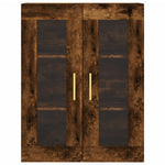 Highboard Smoked Oak 69.5x34x180 cm Engineered Wood 3198590