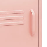 Nightstands 2 pcs Pink 35x35x51 cm Steel 3095218