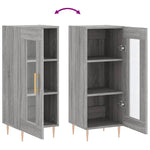 ZNTS Sideboard Grey Sonoma 34.5x34x90 cm Engineered Wood 828786