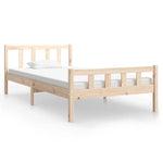 Bed Frame without Mattress Solid Wood 100x200 cm 810669