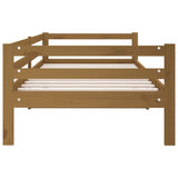 Day Bed without Mattress Honey Brown 90x190cm Solid Wood Pine 814637