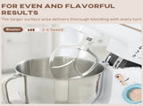 Stand Mixer, 5L Food Mixer for Baking, 6 Speeds and Pulse Setting, 1400W Cake Electric Kitchen Mixer T3398P343019