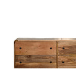 Large Curved Oak-ish Chest IN3612