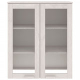 Top for Highboard HAMAR White 85x35x100 cm Solid Wood Pine 340505