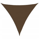 Sunshade Sail 160 g/m Brown 6x6x6 m HDPE 311817