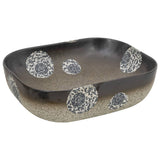Countertop Basin Multicolour Rectangular 48x37.5x13.5 cm Ceramic 155095