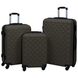 Hardcase Trolley Set 3 pcs Anthracite ABS 92417