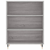 Highboard Grey Sonoma 69.5x34x180 cm Engineered Wood 3200055