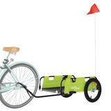 Bike Trailer Green Oxford Fabric and Iron 94172