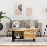 Coffee Table 80x50x40 cm Solid Wood Mango&Engineered Wood 350632