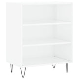 Sideboard High Gloss White 57x35x70 cm Engineered Wood 827134