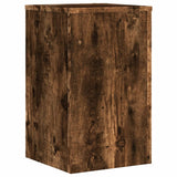 ZNTS Plant Stands 2 pcs Smoked Oak 30x30x50 cm Engineered wood 852919