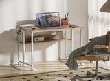 80 cm Drop Leaf Writing Work Desk - Natural Wood Finish T3398P343023