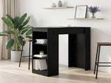 Bar Table 95 x 47 x 103.5 cm Engineered Wood Black Oak 8010960