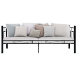 Daybed Frame without Mattress Black Metal 90x200cm 286135