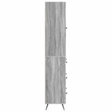 Cabinet Set 2 pcs Grey Sonoma 66 x 34.5 x 90 cm Engineered Wood 3416886