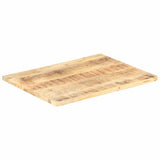 Table Top Solid Mango Wood 25-27 mm 80x70 cm 286028