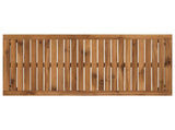 Coffee Table Natural and Black 50 x 100.5 x 45 cm 901283
