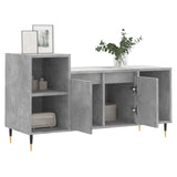 TV Cabinet Concrete Grey 100x35x55 cm Engineered Wood 831312