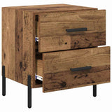 Bedside Cabinet Old Wood 40 x 35 x 47.5 cm Engineered Wood 882025