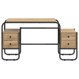 Desk with Storage Artisan Oak 145 x 50 x 75 cm 8008013