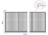 Gabion with 3.5 mm Wire and 5x2.5 cm Mesh 850x50x200 cm 3461915