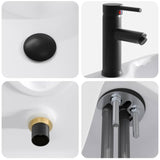Bathroom Furniture Set White Engineered Wood 3404290