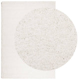 Shaggy Rug PAMPLONA High Pile Modern Cream 140x200 cm 375235