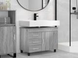 Bathroom Vanity Unit Grey Sonoma 60 x 35 x 60 cm 889381