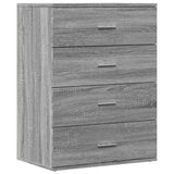 Sideboard Grey Sonoma 60x39x80 cm Engineered Wood 840532