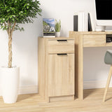 Desk Cabinet Sonoma oak Engineered wood Medium Desk Cabinet 811505