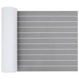 Boat Mat Striped Light Grey with White 240 x 60 x 0.5 cm EVA 42008470