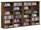 CD Cabinet 2 pcs Smoked Oak 60 x 17 x 92 cm Engineered Wood 8012739