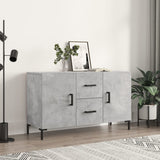Sideboard Concrete Grey 100x36x60 cm Engineered Wood 828176
