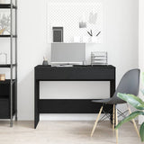 Desk Black Oak 101x50x76.5 cm Engineered Wood 862080