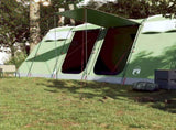 Family Tent Tunnel 10-Person Green Waterproof 94619