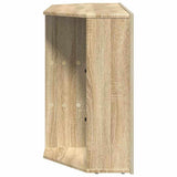 Corner LED TV Cabinet Sonoma Oak 100x40x68cm Engineered Wood 889787