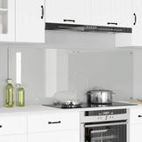 Kitchen Backsplash 2 pcs Transparent 80 x 60 cm Tempered Glass 3415535