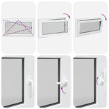 Basement Window "RISOR" 110x70 cm Tilt&Turn DIN Left Anthracite 4108417