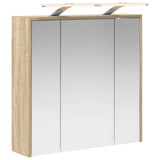 Bathroom Mirror Cabinet Sonoma Oak 63.5 x 16 x 62.5 cm 889161