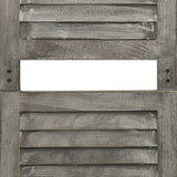 6-Panel Room Divider Grey 214x166 cm Solid Wood 338577