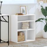 Book Cabinet White 60x30x71.5 cm Engineered Wood 860310