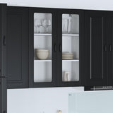 Dishwasher Panel Kalmar Black 80 x 31 x 100 cm Engineered Wood 884805