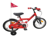 Kids Bike 14 Inches for 3-5 Years Old Red 42009648