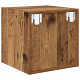 Wall Cabinet 2 pcs Old Wood 37 x 37 x 37 cm Engineered Wood 875073
