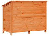 Garden Shed Brown 106.5 x 56 x 113.5 cm Solid Fir Wood 42033443